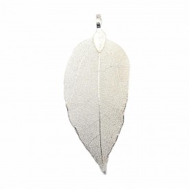 Brass Natural  Leaf Pendant