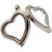 Heart shaped  Magnetic Locket Pendant