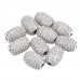  Oval Cubic Zirconia Bead