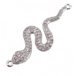 Snake Cubic Zirconia Link