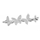 Butterfly Cubic Zirconia Link