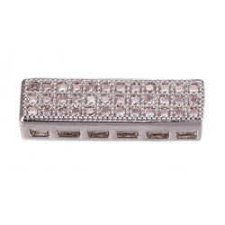 Rectangle Multi Strand Link